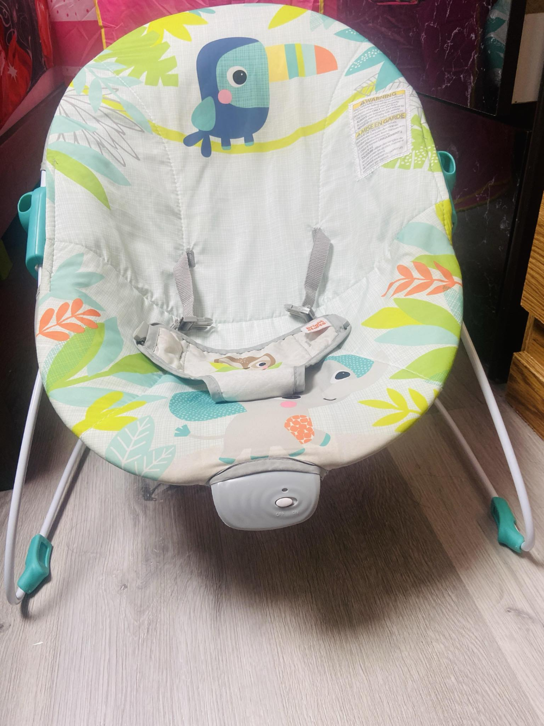 Bright Starts Rainforest Vibes Baby Bouncer - photo 2