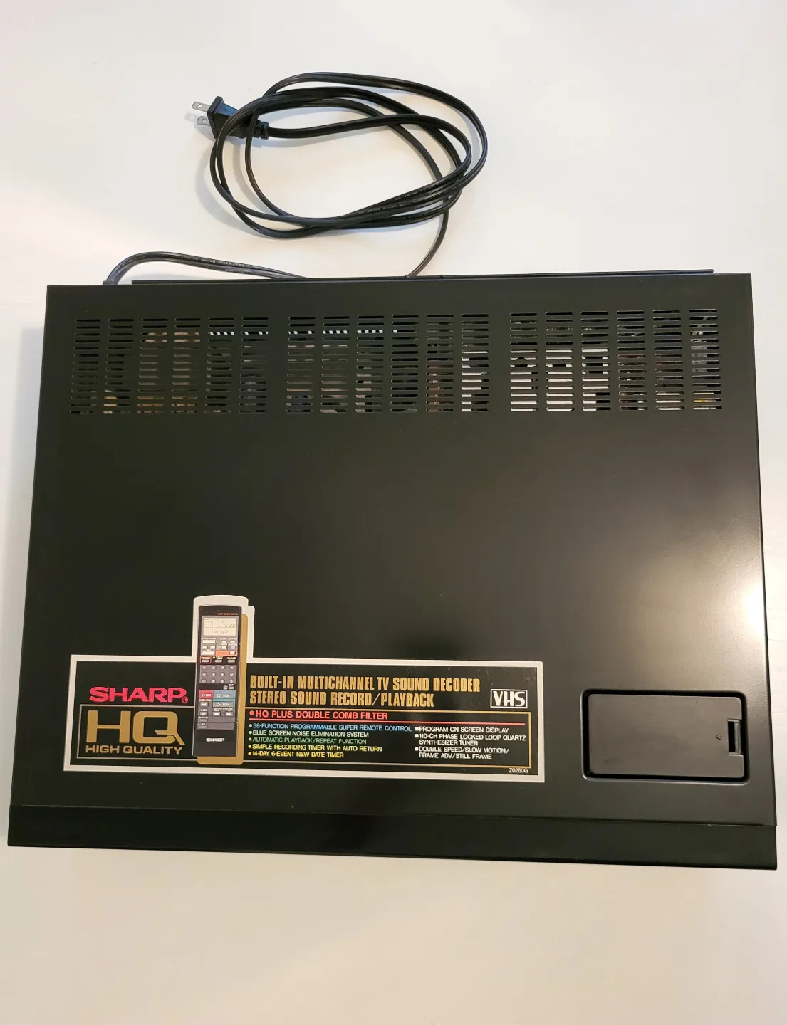 Sharp VHS Player Video Cassette Recorder - Made in Japan image indicator(6)