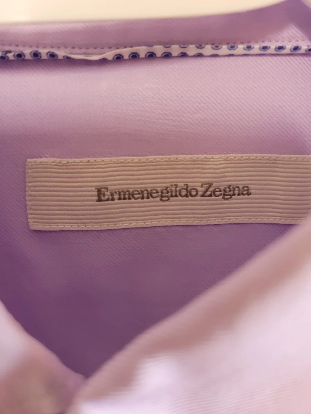 Ermenegildo Zegna Lavender Dress Shirt thumbnail