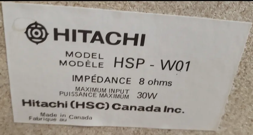 Hitachi Speakers image indicator(3)