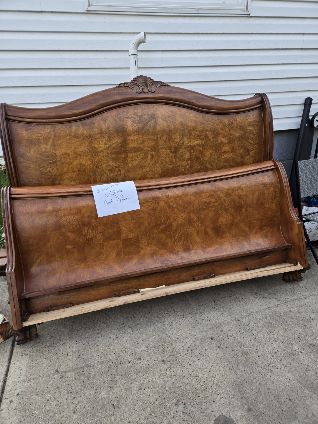 California King Sleigh Bed Frame