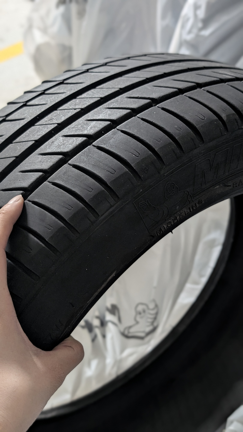 Mint condition Michelin Primacy 215/45/R17 86/FRS/BRZ OEM tires - photo 2
