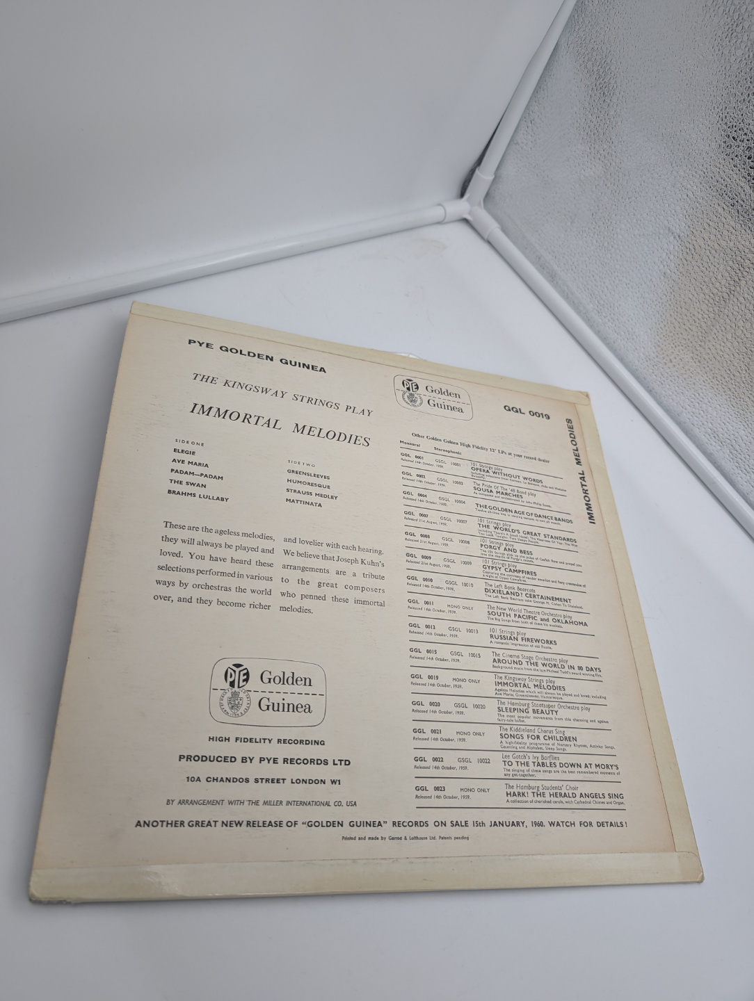The Kingsway Strings - Immortal Melodies - Vinyl Record - photo 2