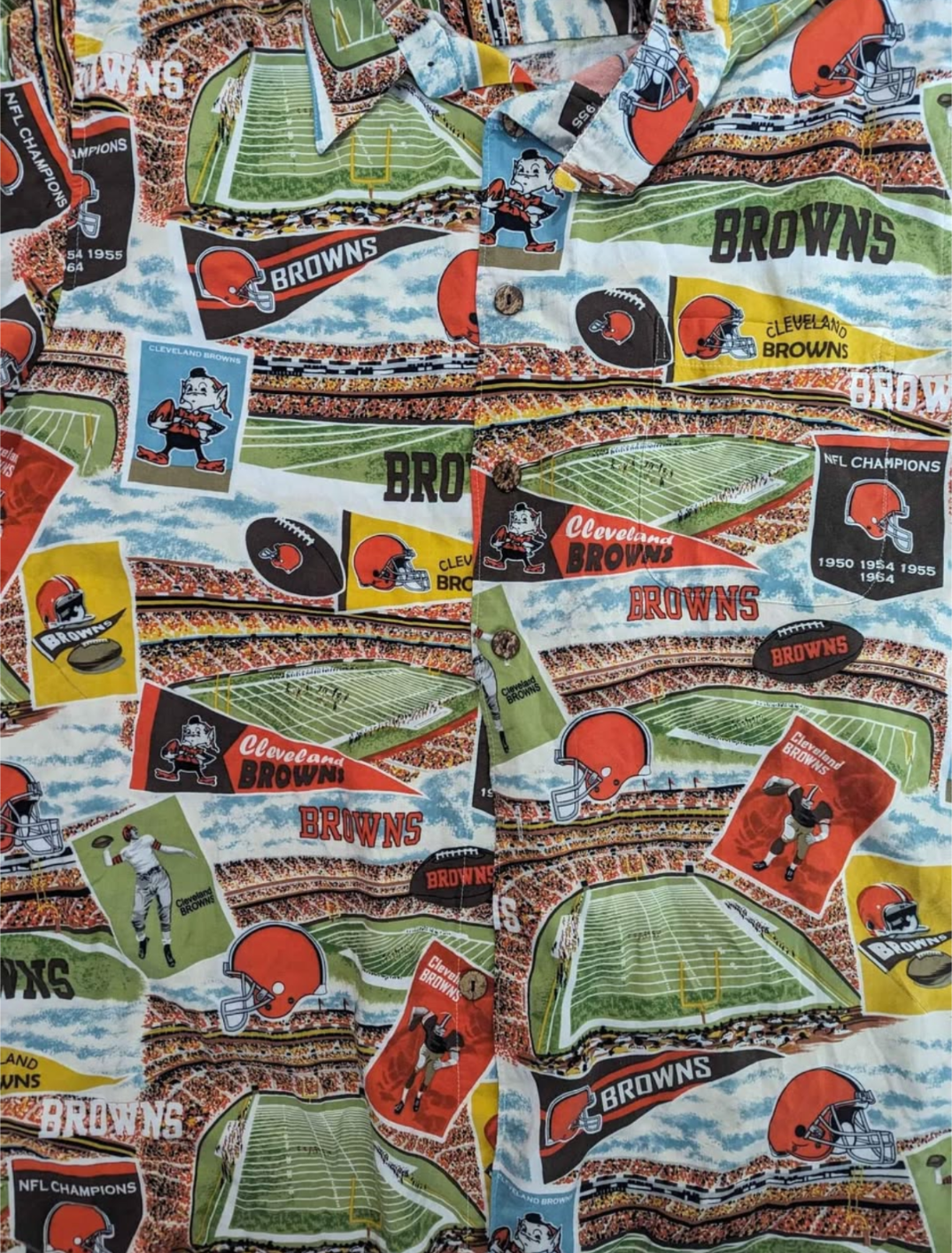 Cleveland Browns Button-Up Shirt - photo 2