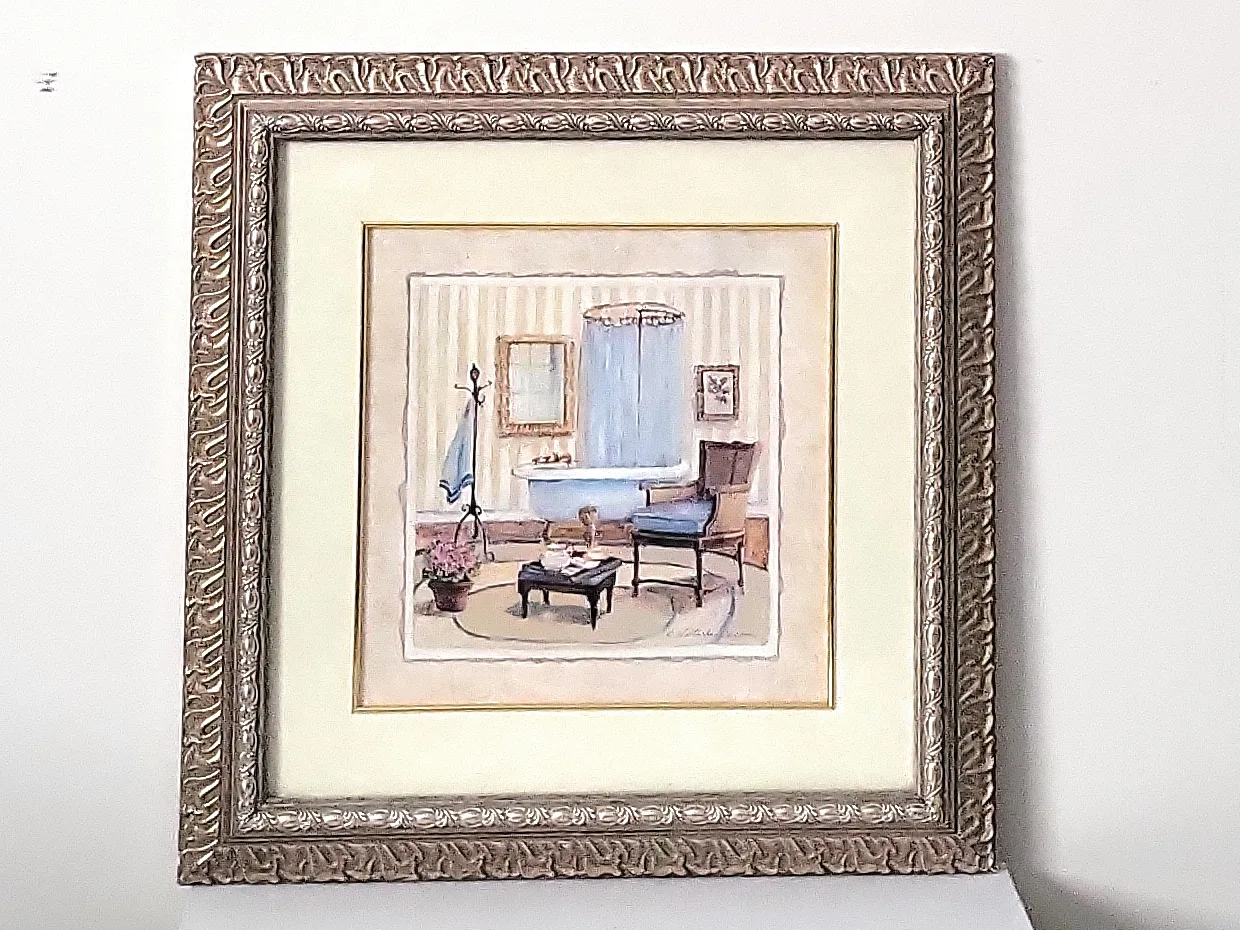 C. winterle Olson print of Framed Bathroom Art- 20 x20 inches image indicator(5)