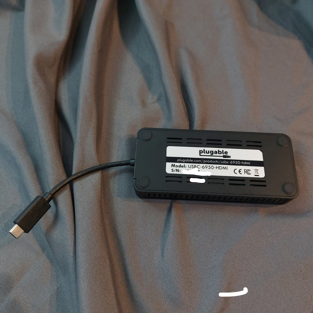 Plugable USB-C to Dual HDMI Adapter with gigabit Ethernet - photo 2