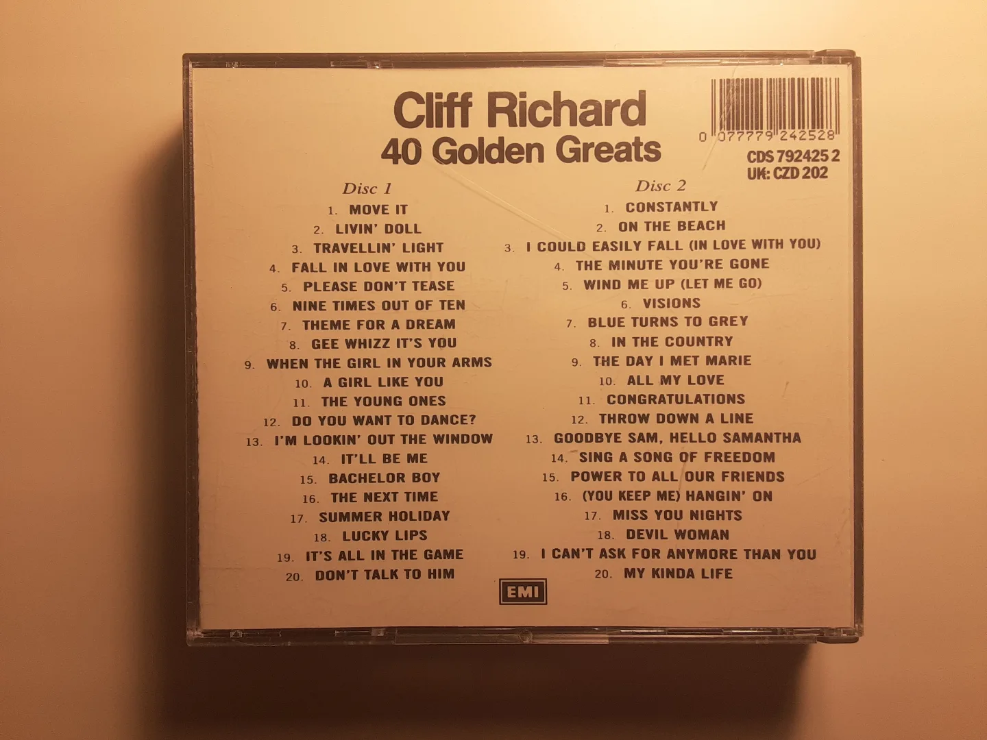 Cliff Richard - 40 Golden Greats | CD (2) image indicator(4)