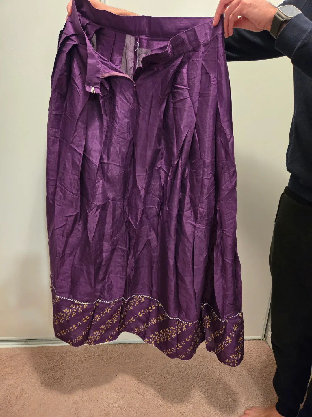 Pakistani Maria b designer shirt and lehenga fancy eid dress image indicator(4)