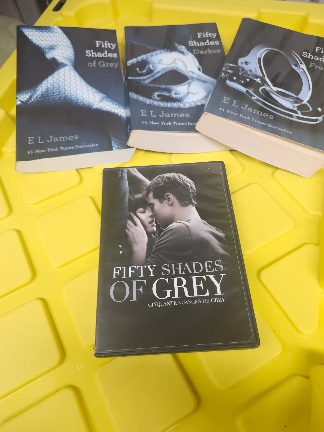 Fifty Shades Trilogy Books & Movie DVD thumbnail