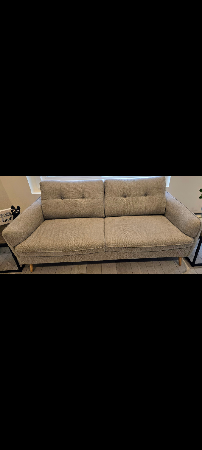 Findlay Loveseat - Light Grey Fabric