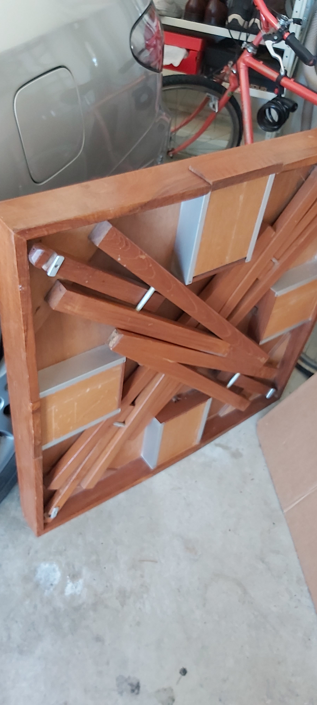 Vintage Wooden Mahjong Table - photo 3