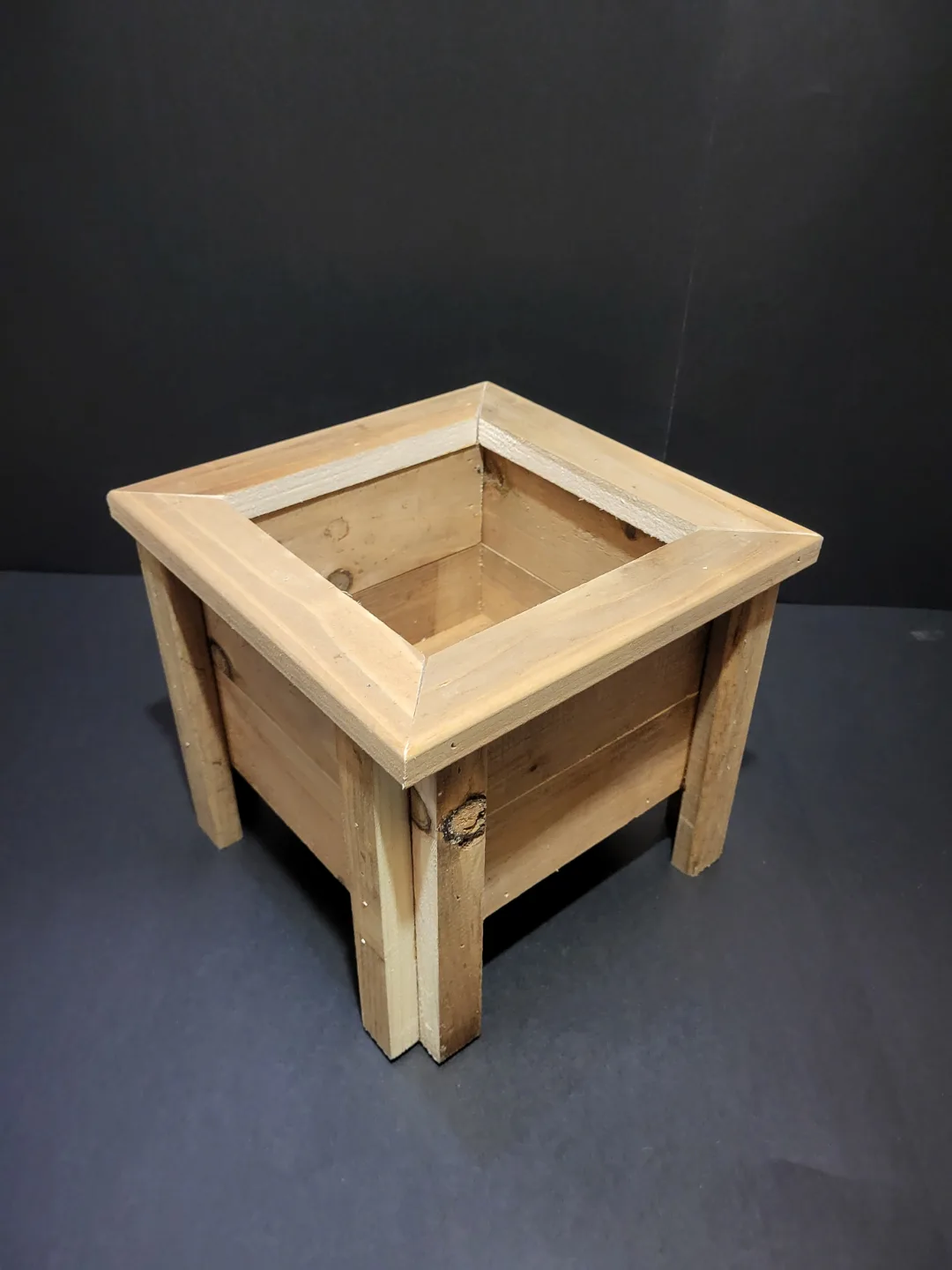 Mini Rustic Wooden Planter Box thumbnail