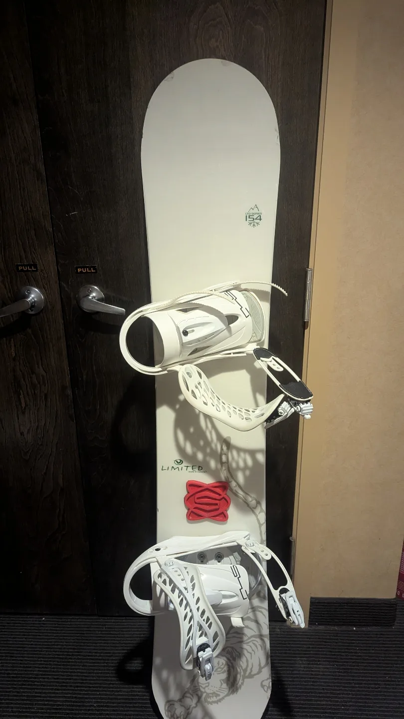 Snowboard Set With Boots and Goggles thumbnail