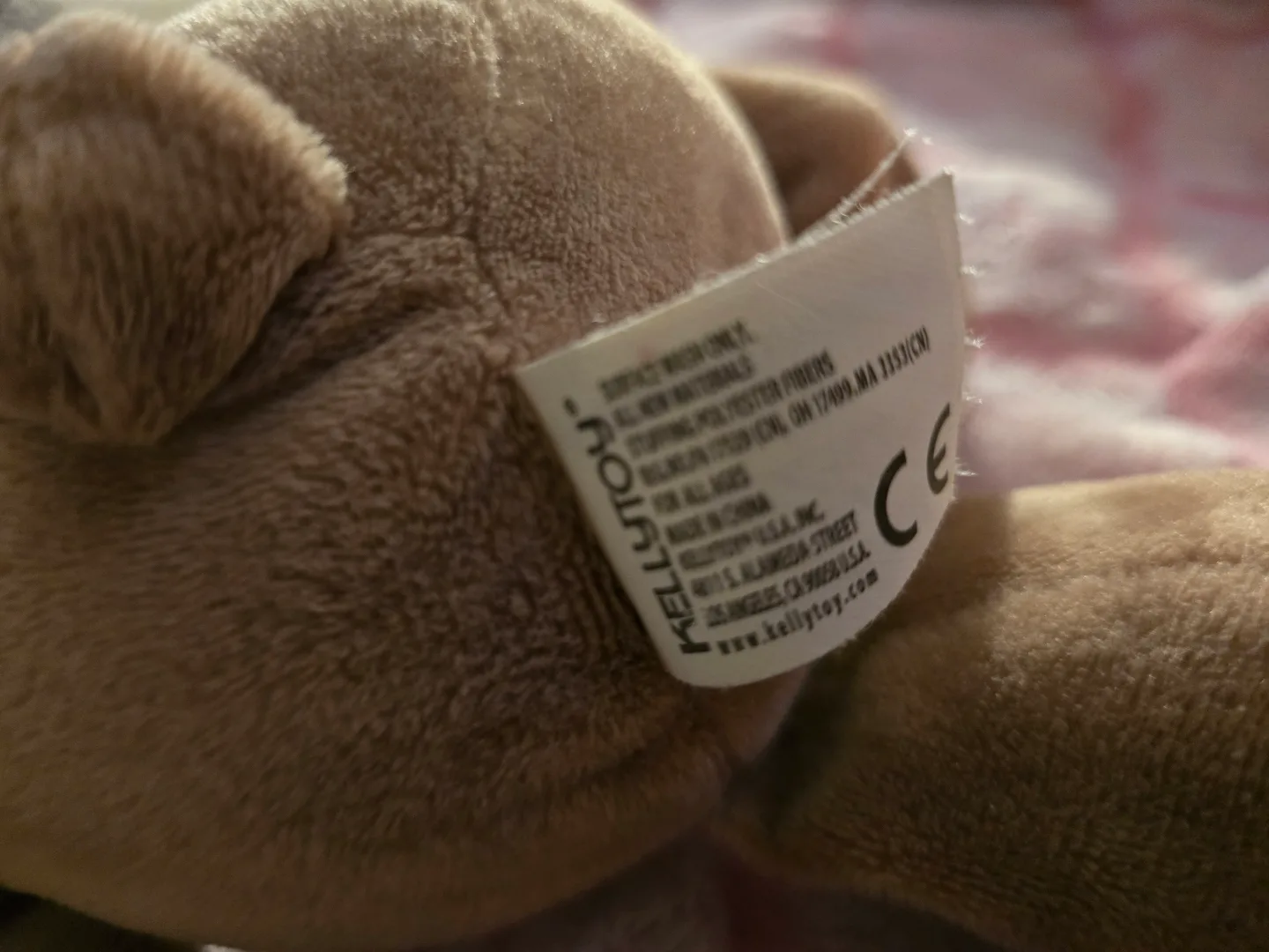 Kellytoy Plush Brown Bear Rattle image indicator(3)