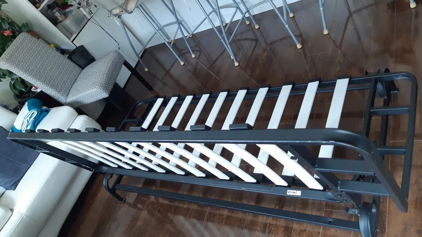 double size strong metal bed frame in great condition image indicator(5)