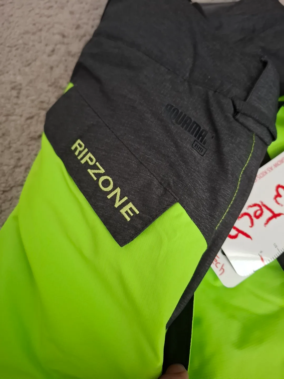 Ripzone Lime Green Snow Pants - Size Large image indicator(8)