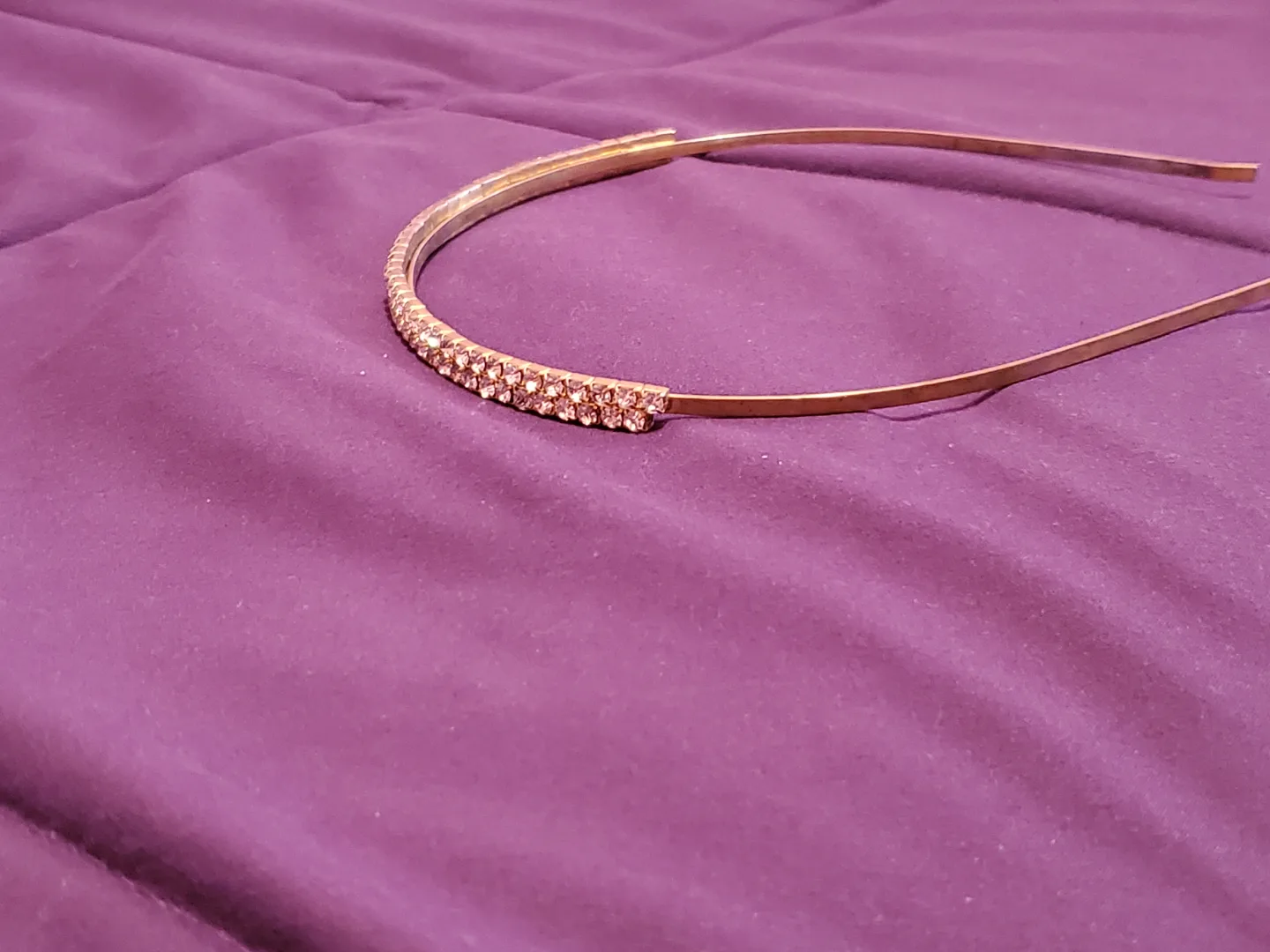 Gold Rhinestone Headbands/Hairbands image indicator(10)