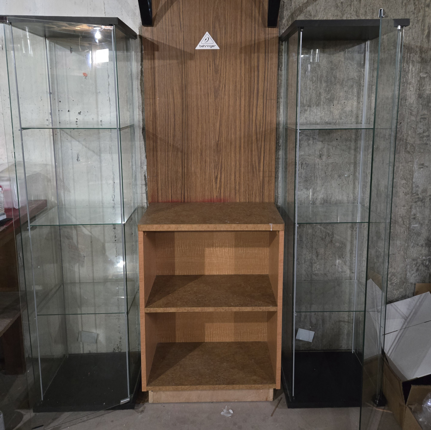 IKEA Glass Display Cabinets - Set of 2