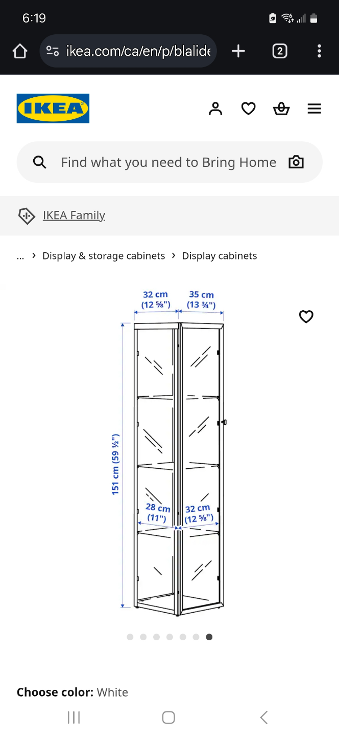 IKEA Glass Display Cabinets - Set of 2 - photo 3