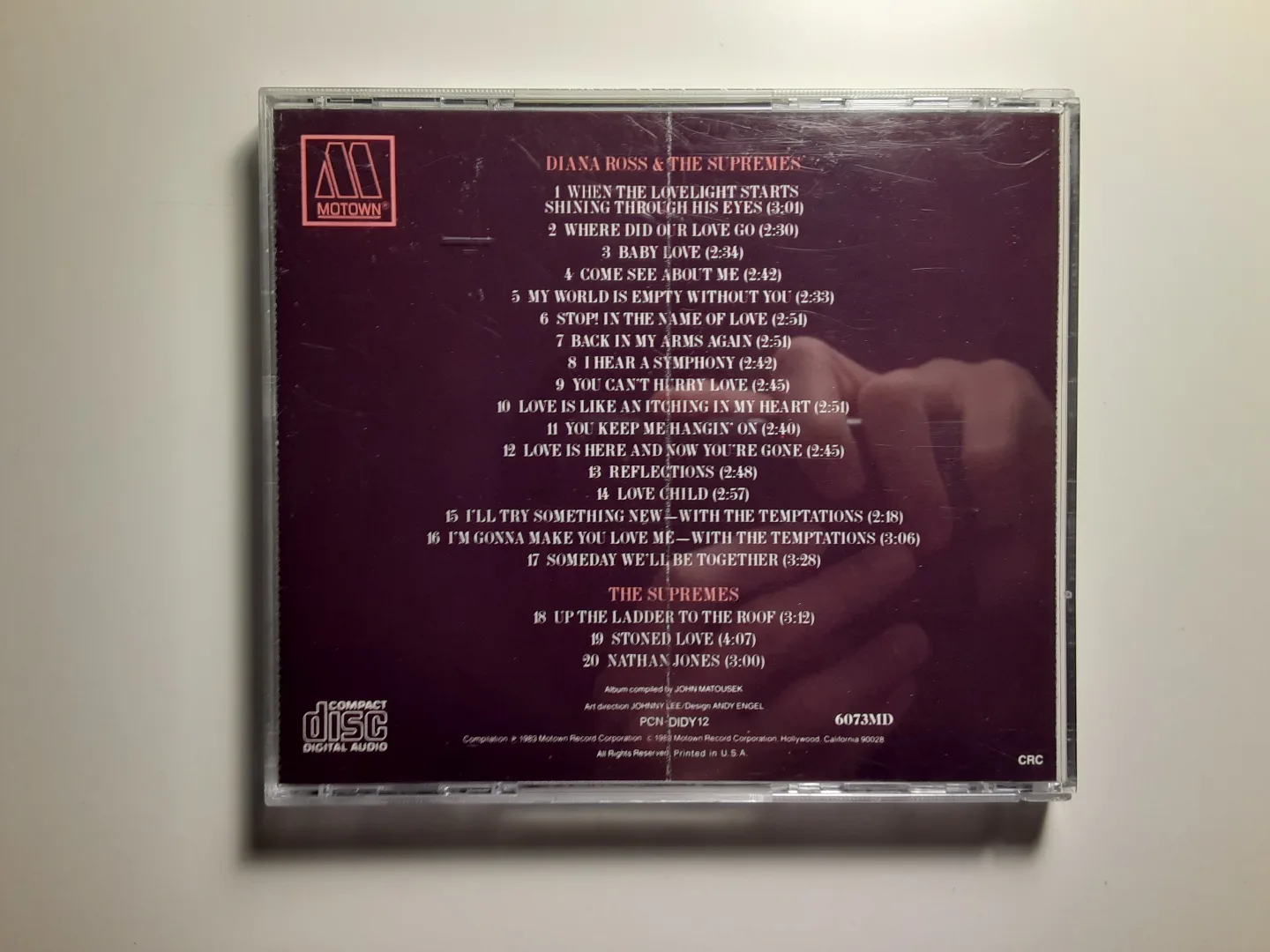 Diana Ross and the Supremes - 20 Greatest Hits | CD image indicator(3)