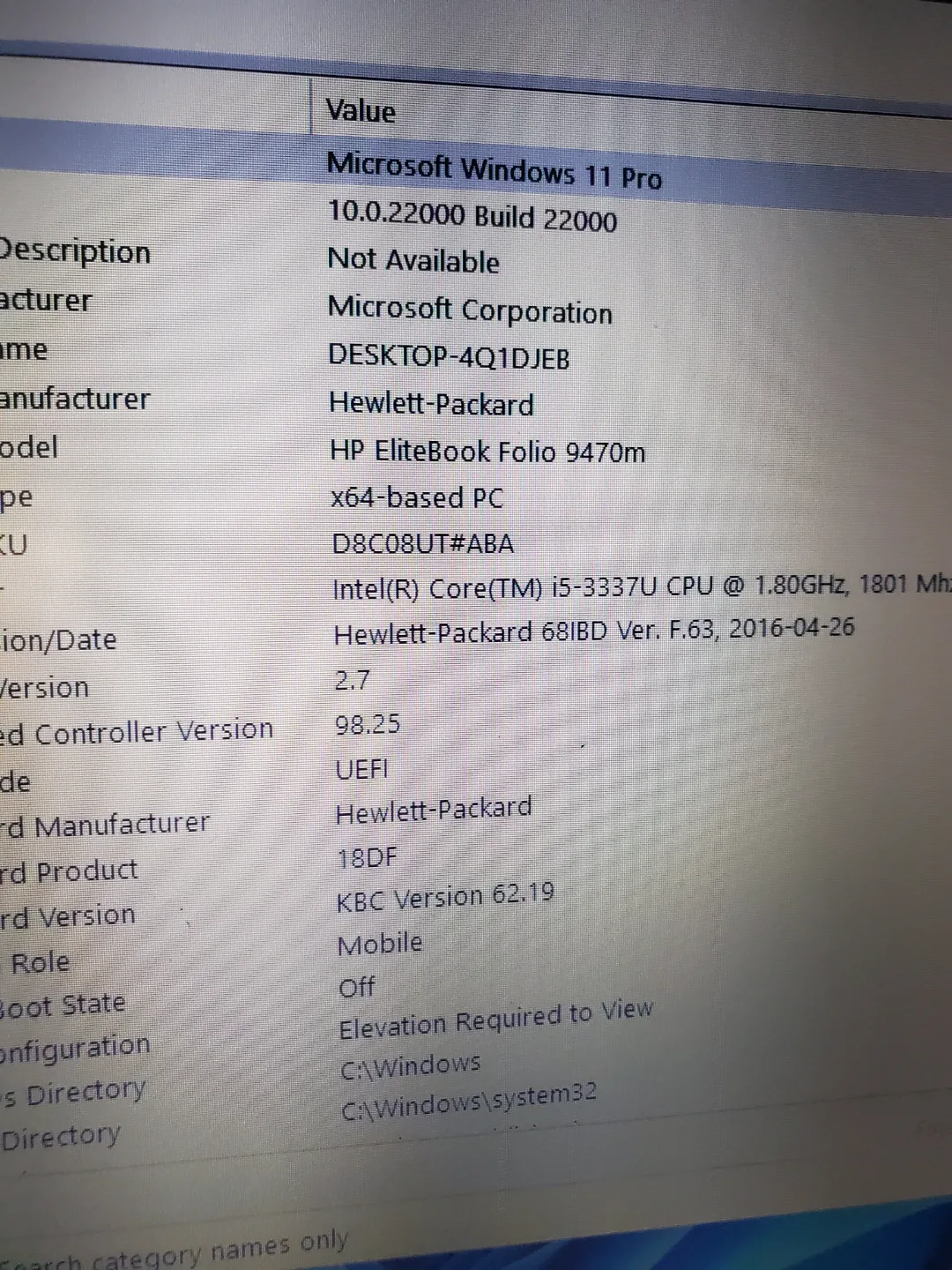 14inch i5 windows 11pro Hp Elitebook Folio laptop image indicator(4)