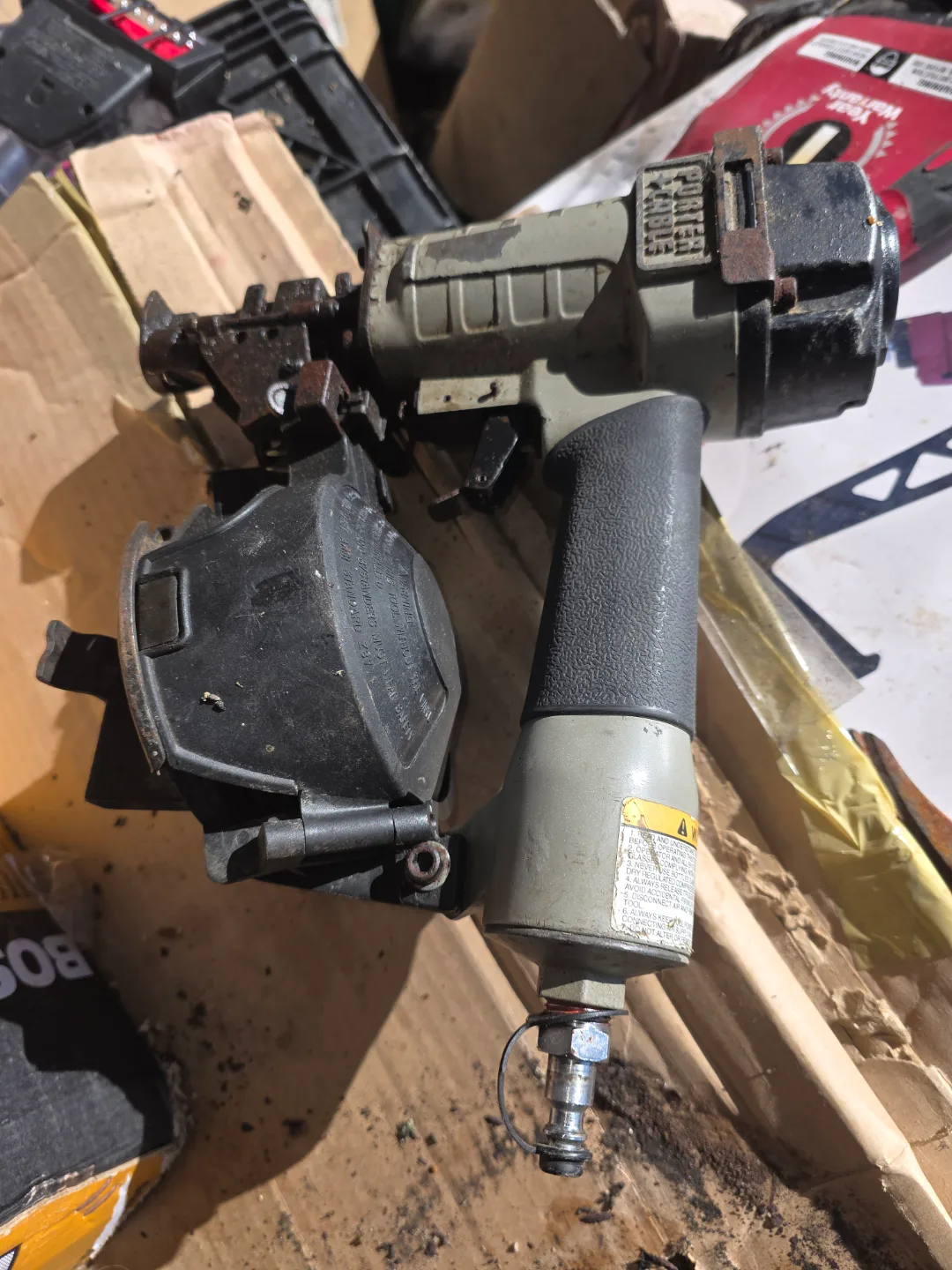 Used Bostitch Roofing Nailer with Nails thumbnail