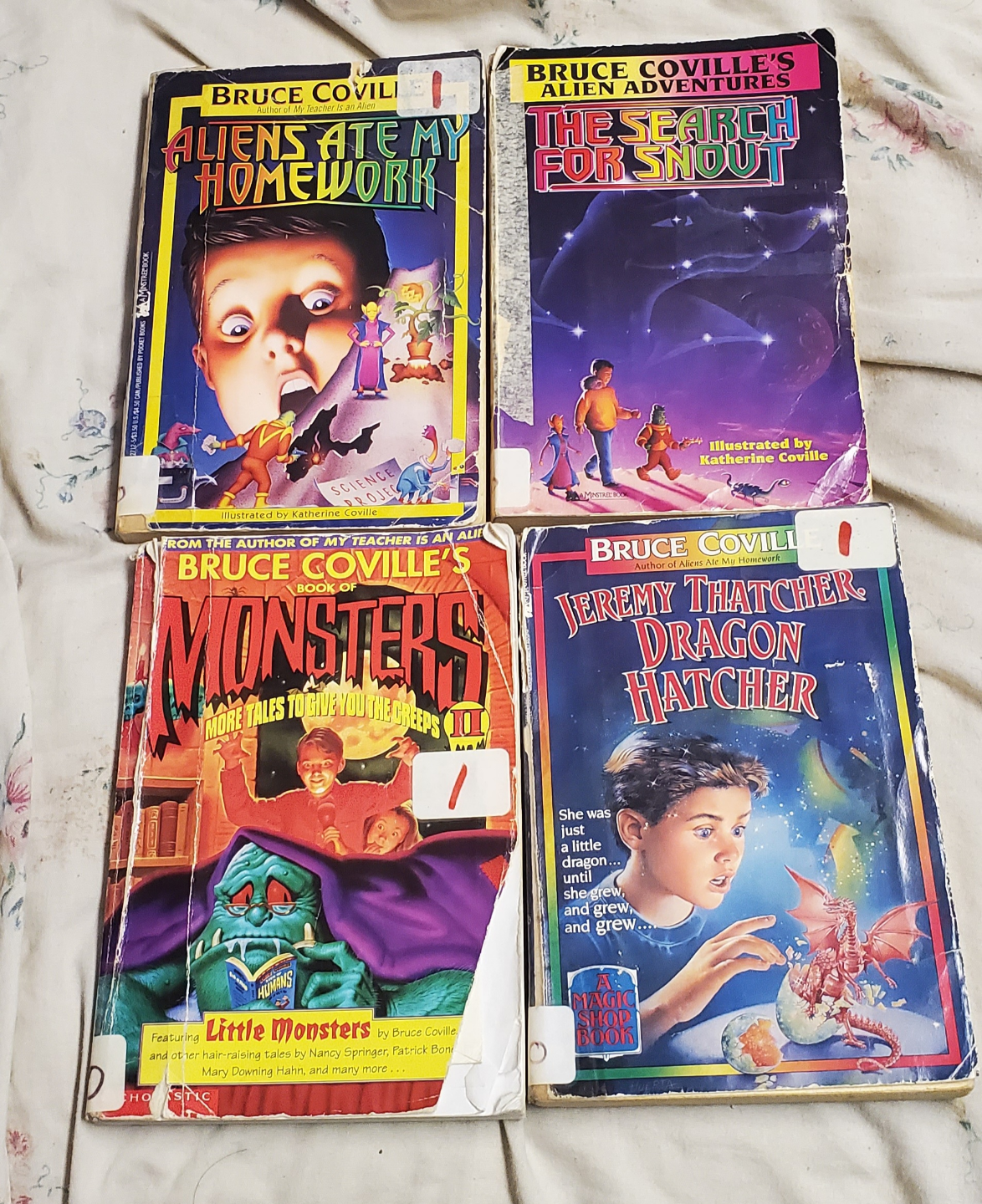 Lot of 4 Bruce Coville Children's Books