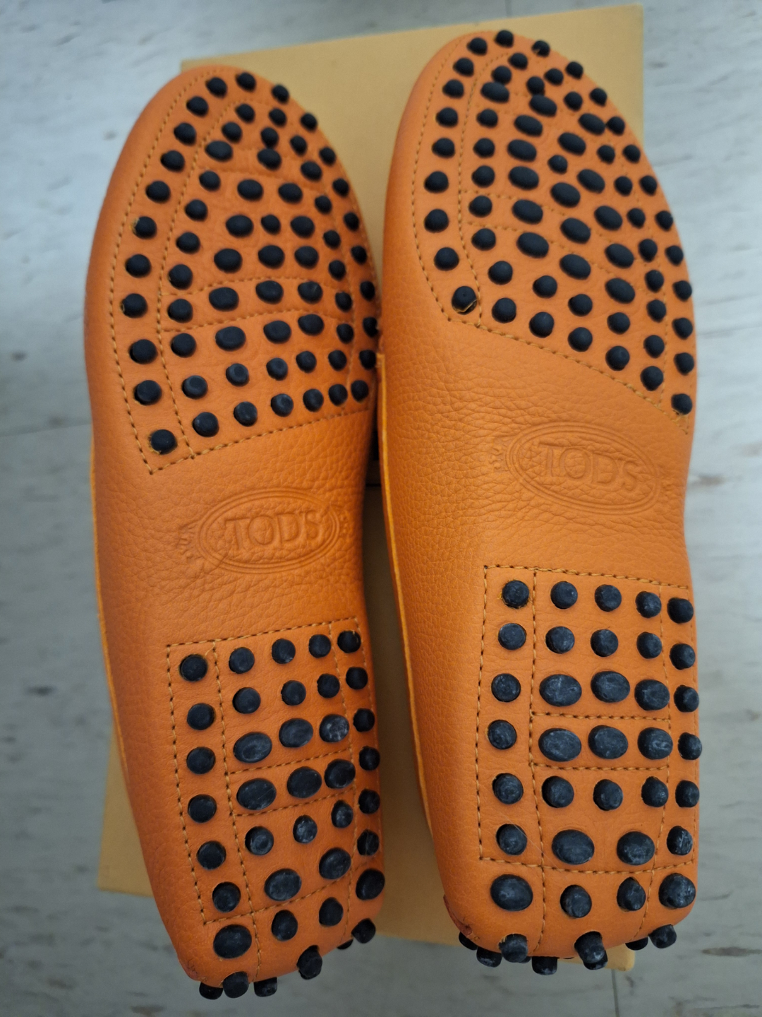 Tod's Orange Leather Loafers - photo 5