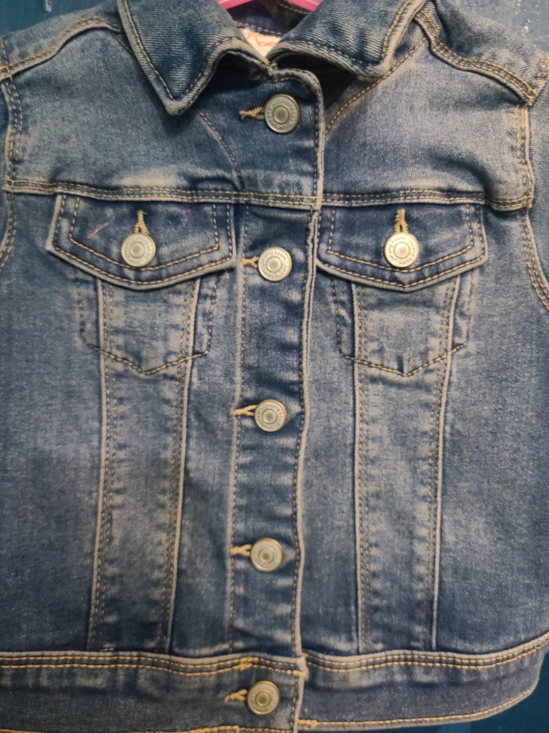 Girls Jumping Beans Denim Jacket - Size 3T image indicator(3)