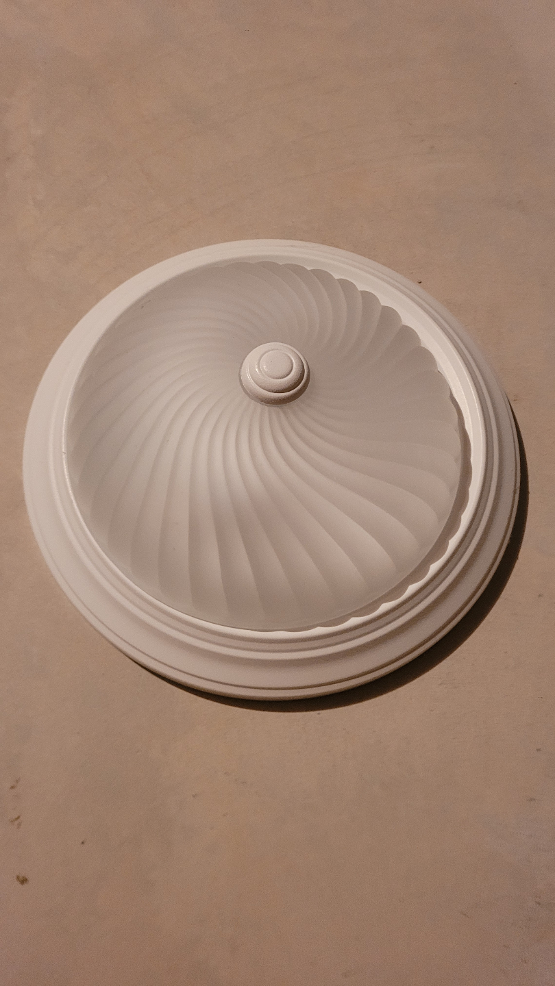 White Ceiling Light Fixture