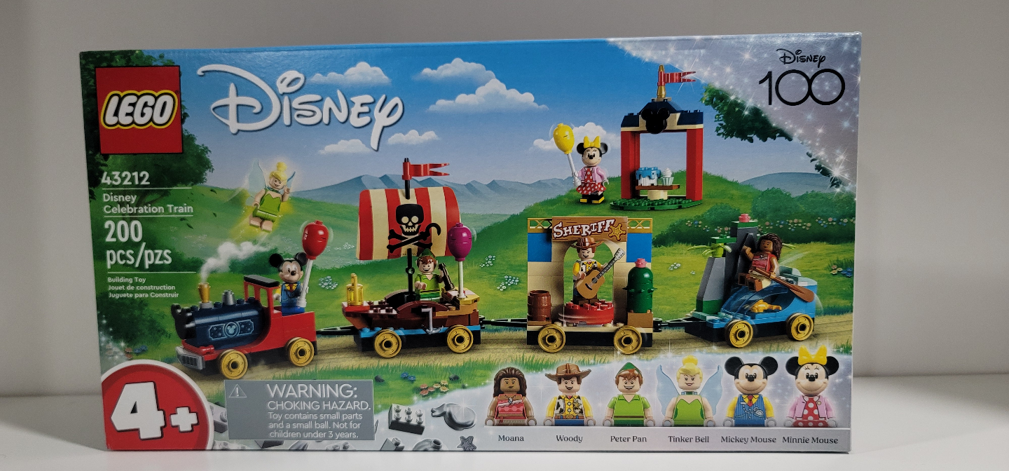 LEGO Disney 100 Celebration Train 43212 - New in Box