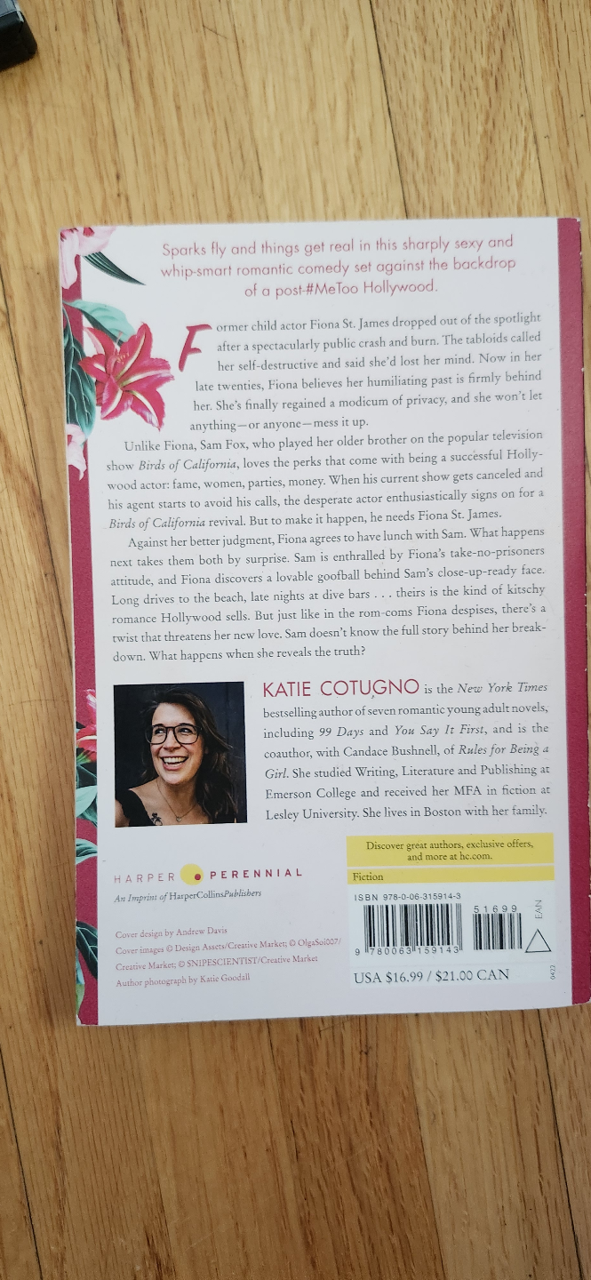 Birds of California by Katie Cotugno - Novel