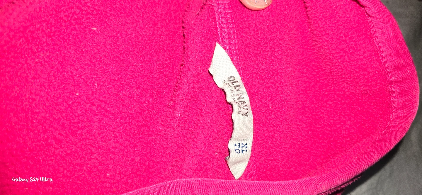 Old Navy Pink Fleece Zip-Up thumbnail