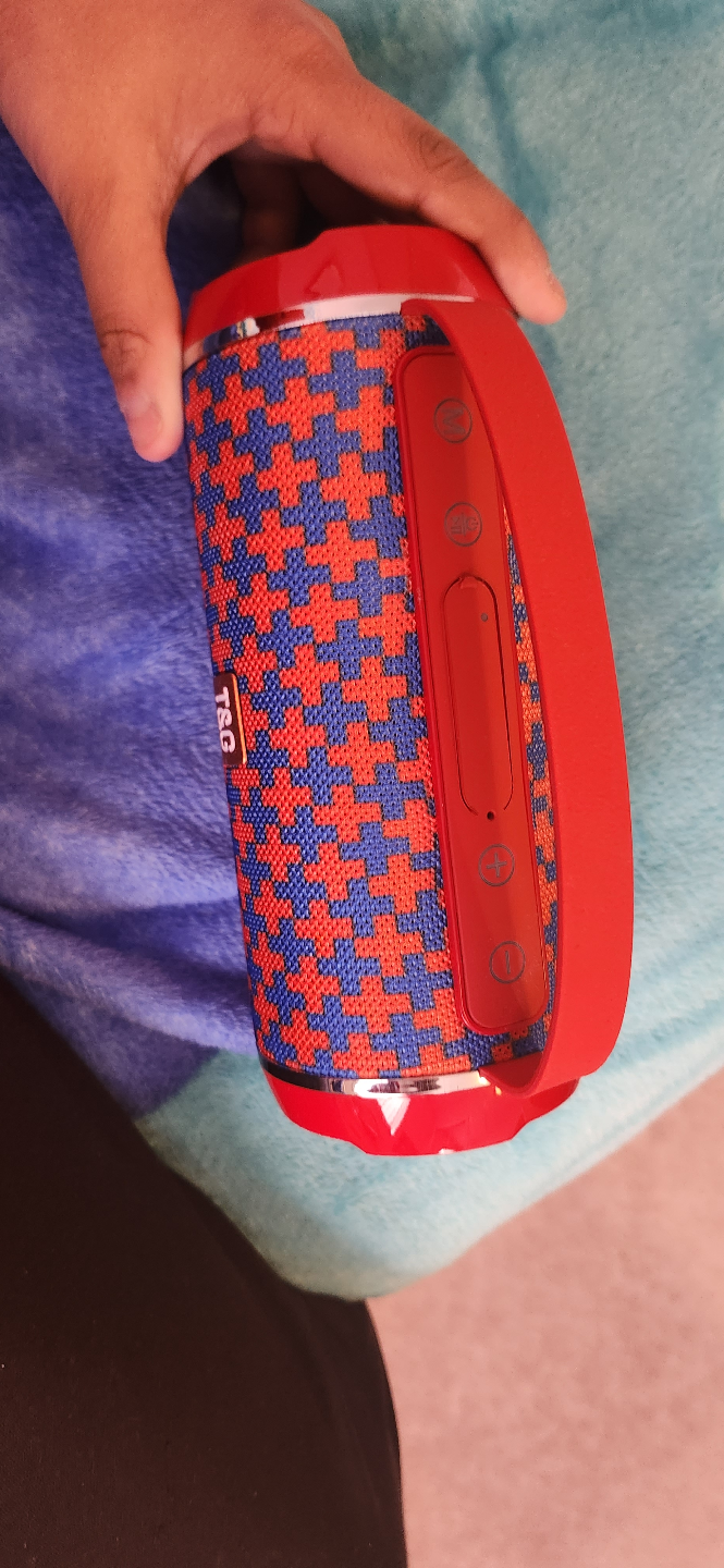 Portable Bluetooth Speaker - Red & Blue - photo 3