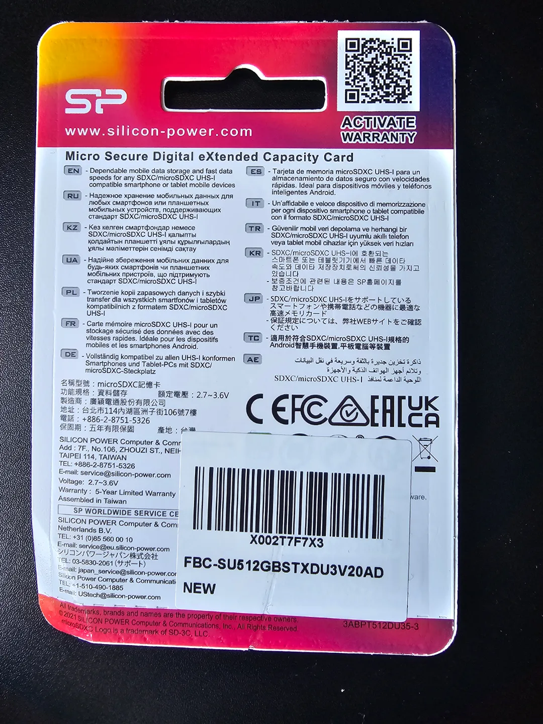 Silicon Power 512GB microSDXC UHS-I Card with Adapter image indicator(2)