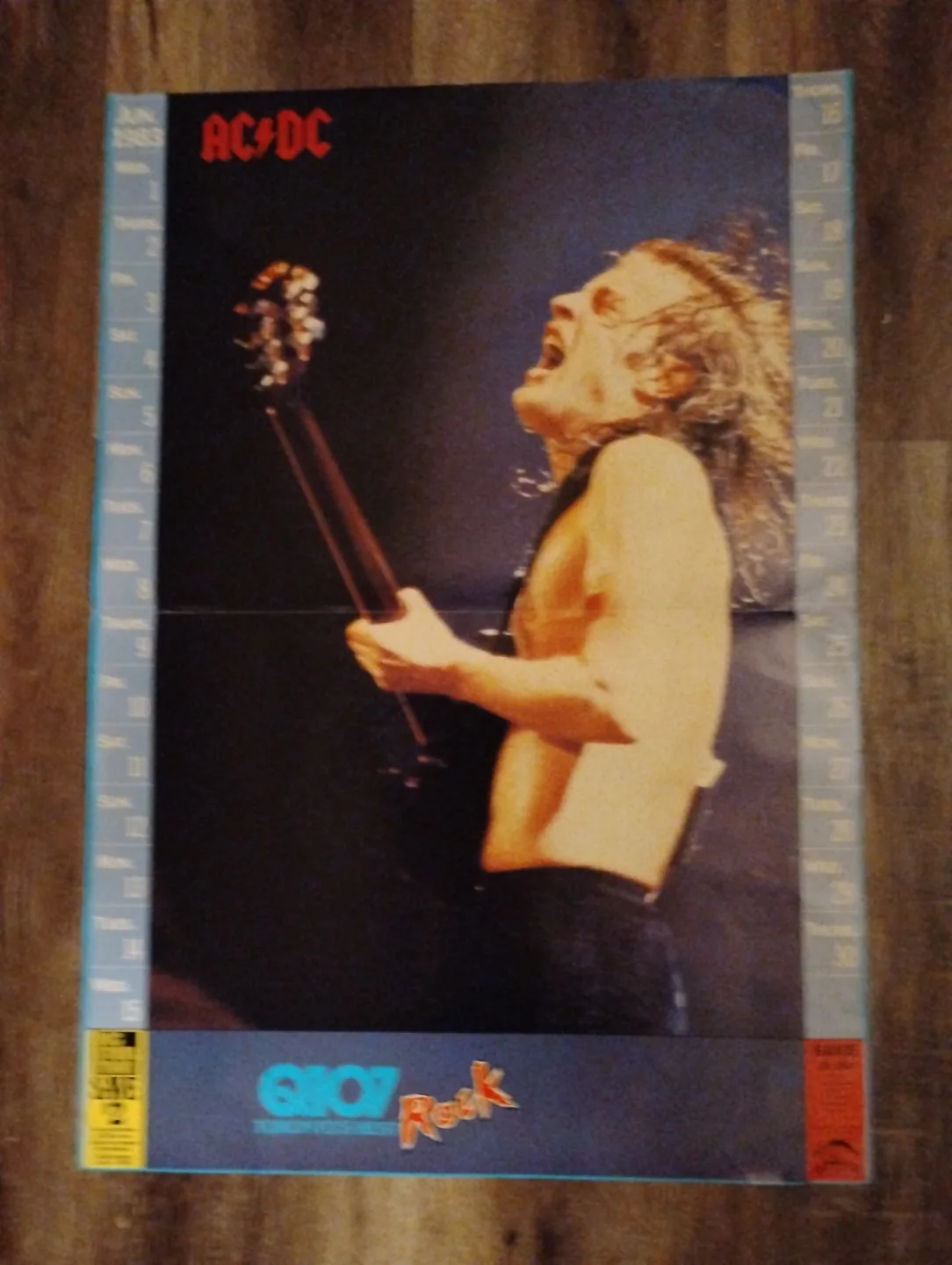 AC/DC 1983 Concert Poster thumbnail