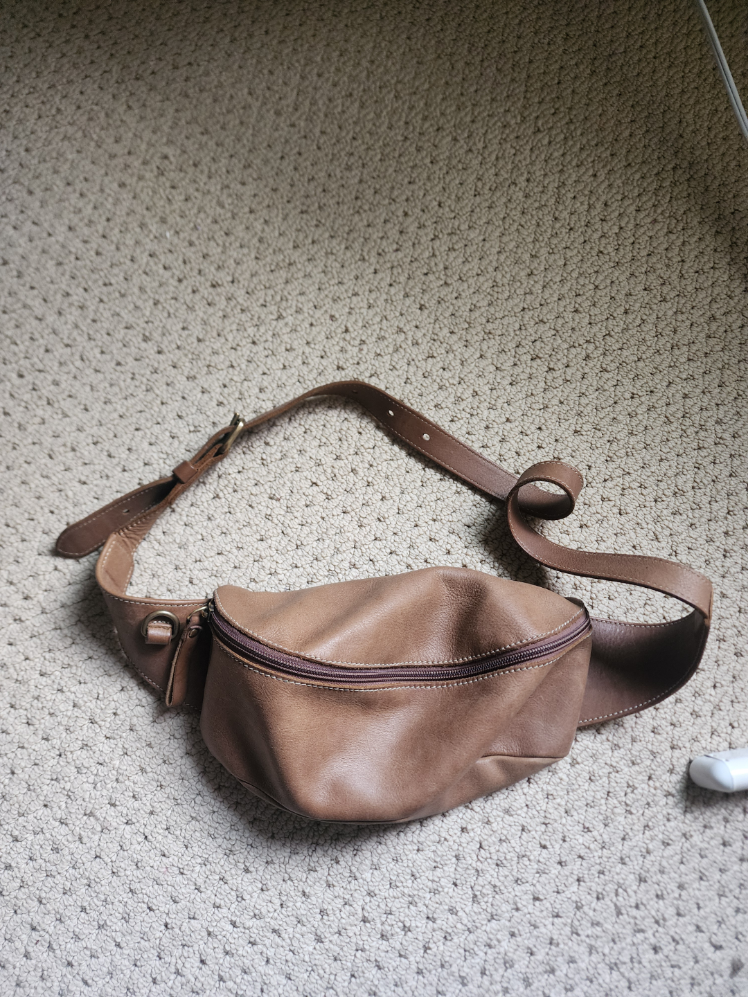 Roots Leather Waist Bag