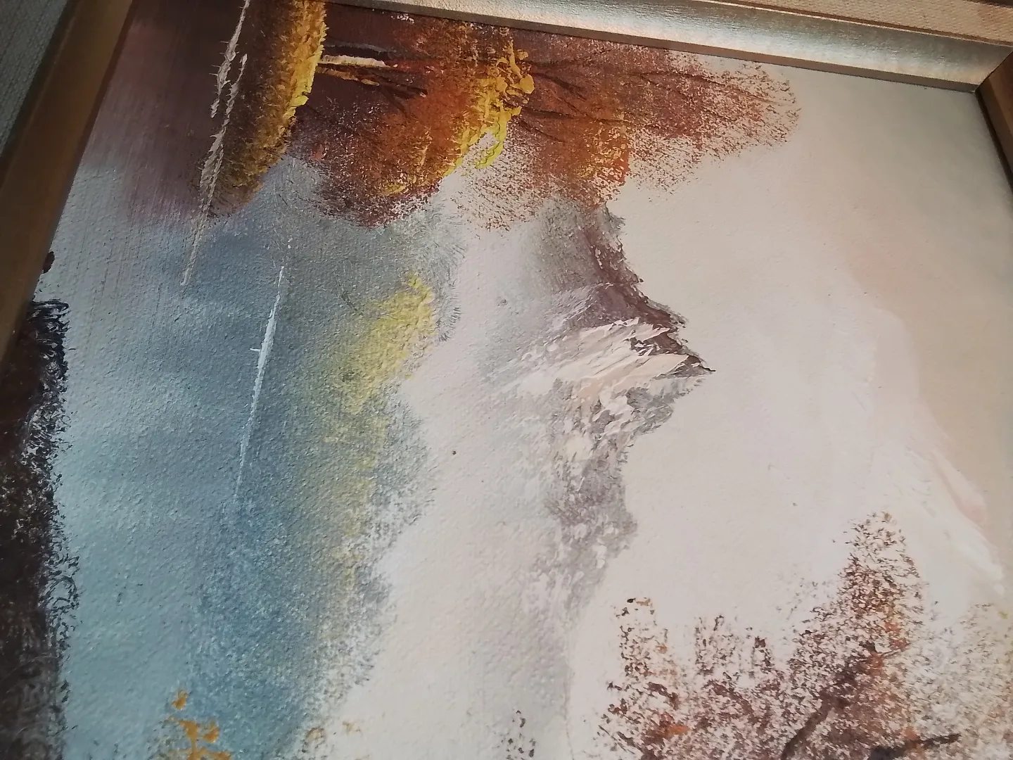 Framed Autumn Landscape Painting image indicator(5)