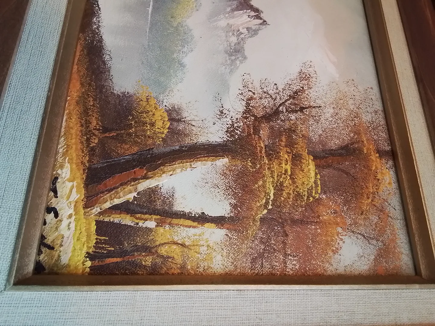 Framed Autumn Landscape Painting image indicator(6)