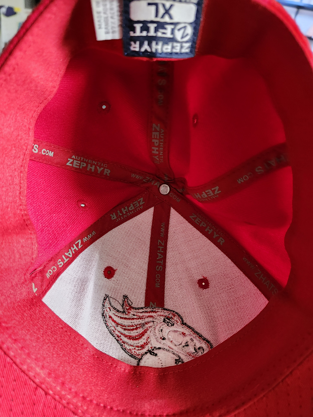 Medicine Hat Mavericks Zephyr WMBL Red Baseball Cap - Size XL - photo 3