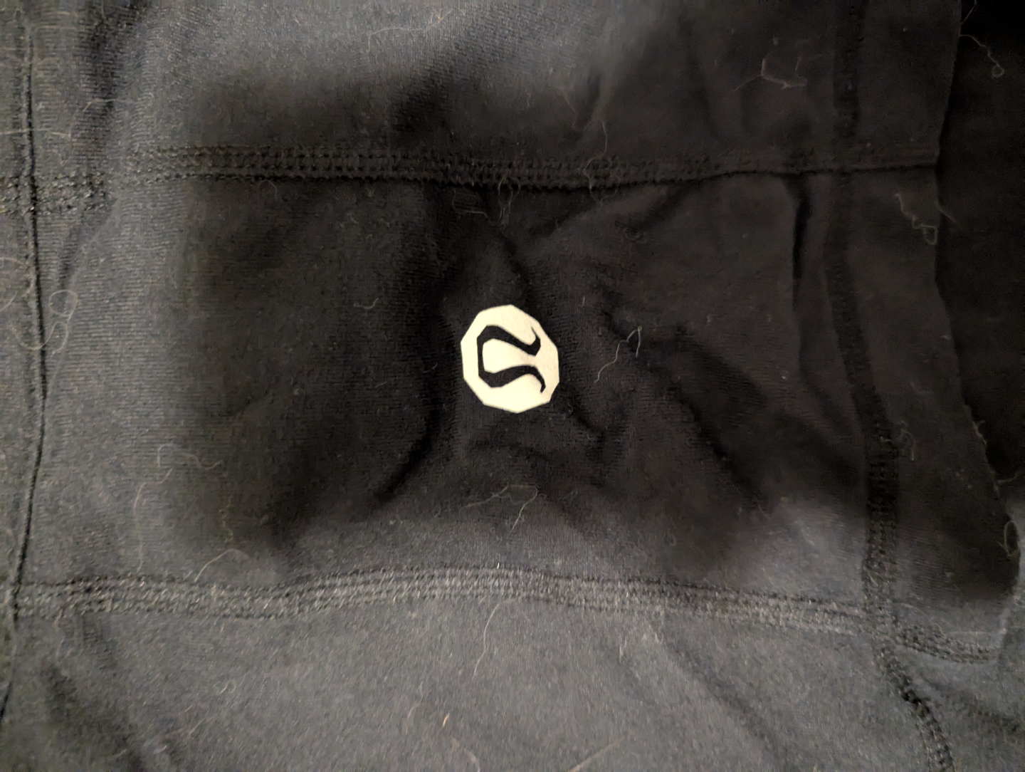 Men's XL Lululemon black half-zip long-sleeve athletic top - photo 3