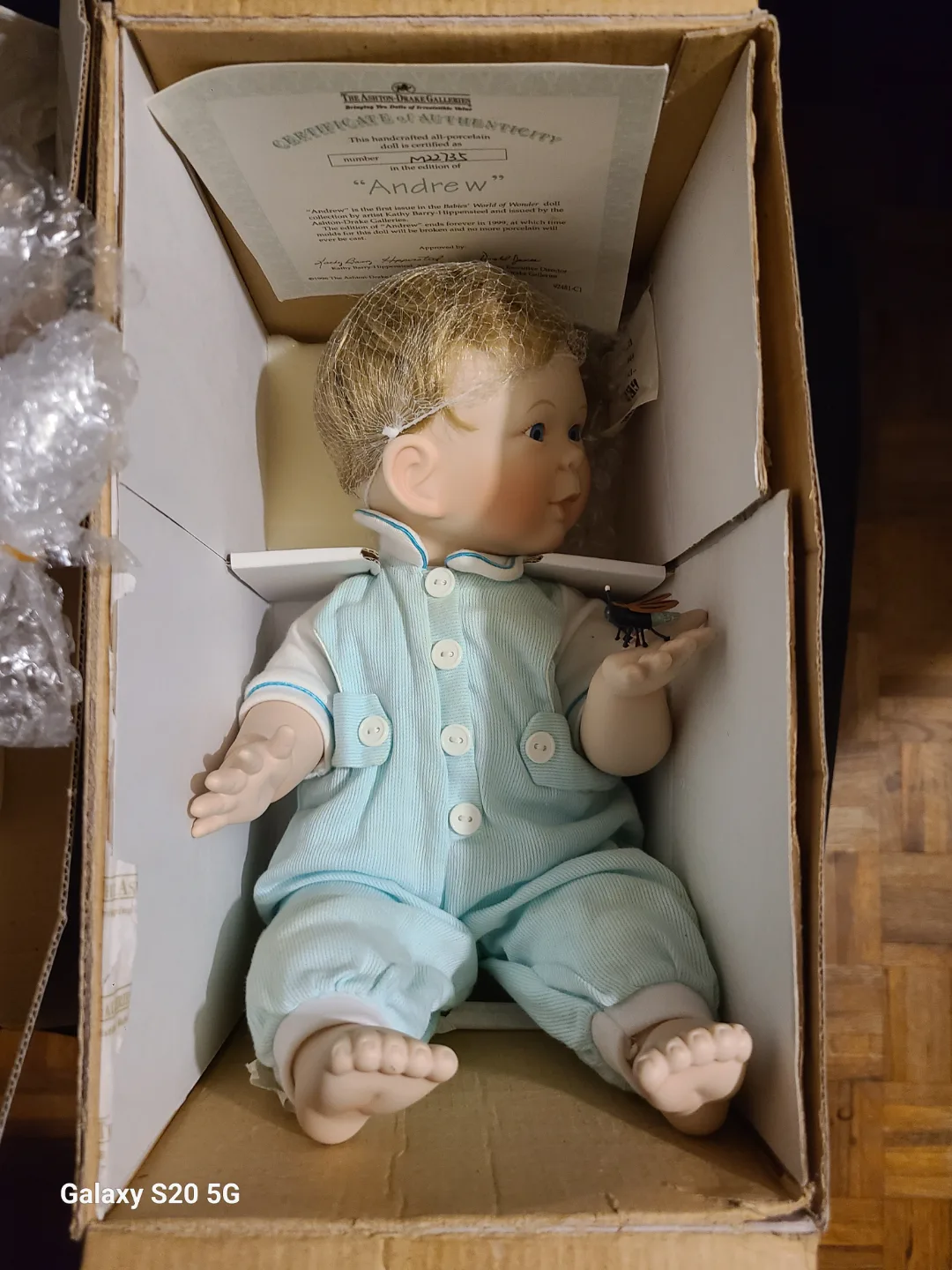 Adorable Ashton-Drake Galleries Andrew Porcelain Doll image indicator(2)