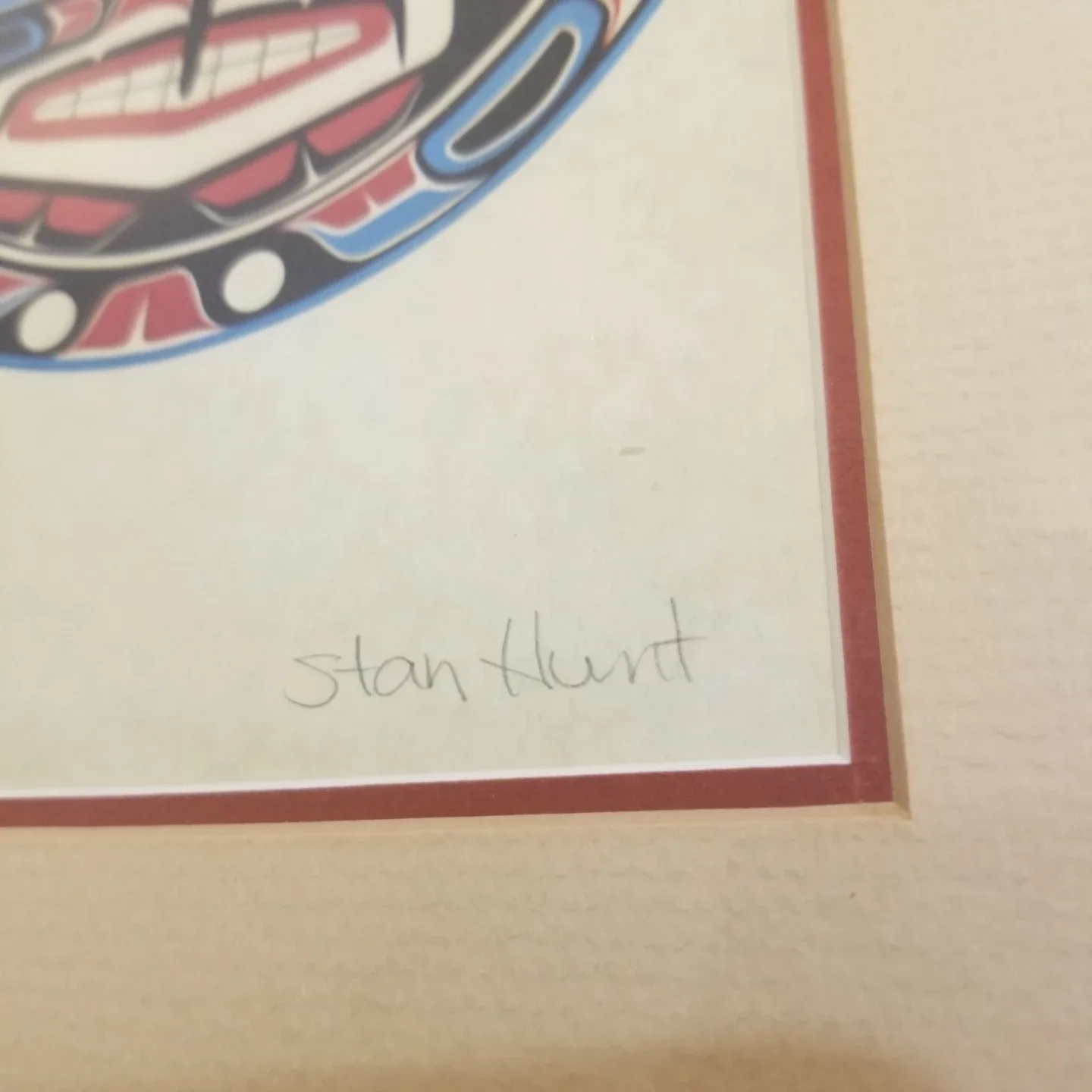 Framed Stan Hunt Indigenous Art Print image indicator(3)