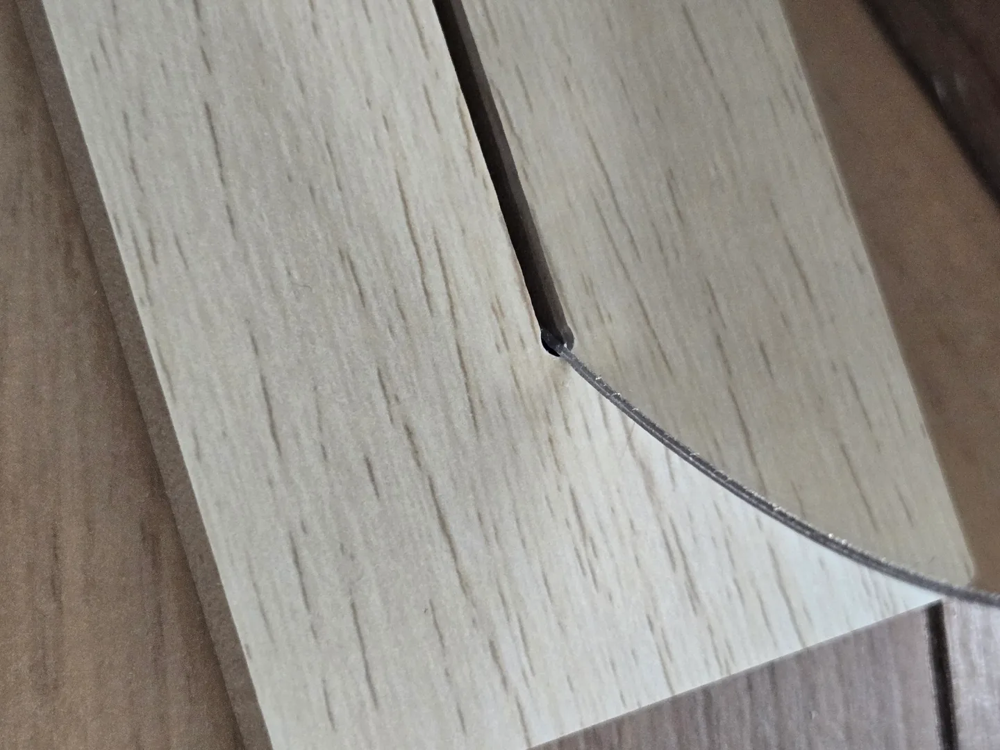 #freecycle Irregular shaped mirror with wood stand image indicator(4)