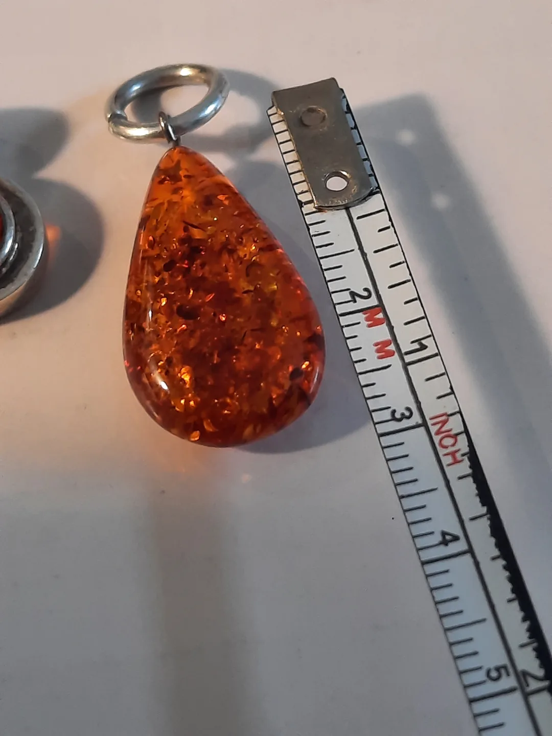 Amber Pendants on sterling silver image indicator(3)