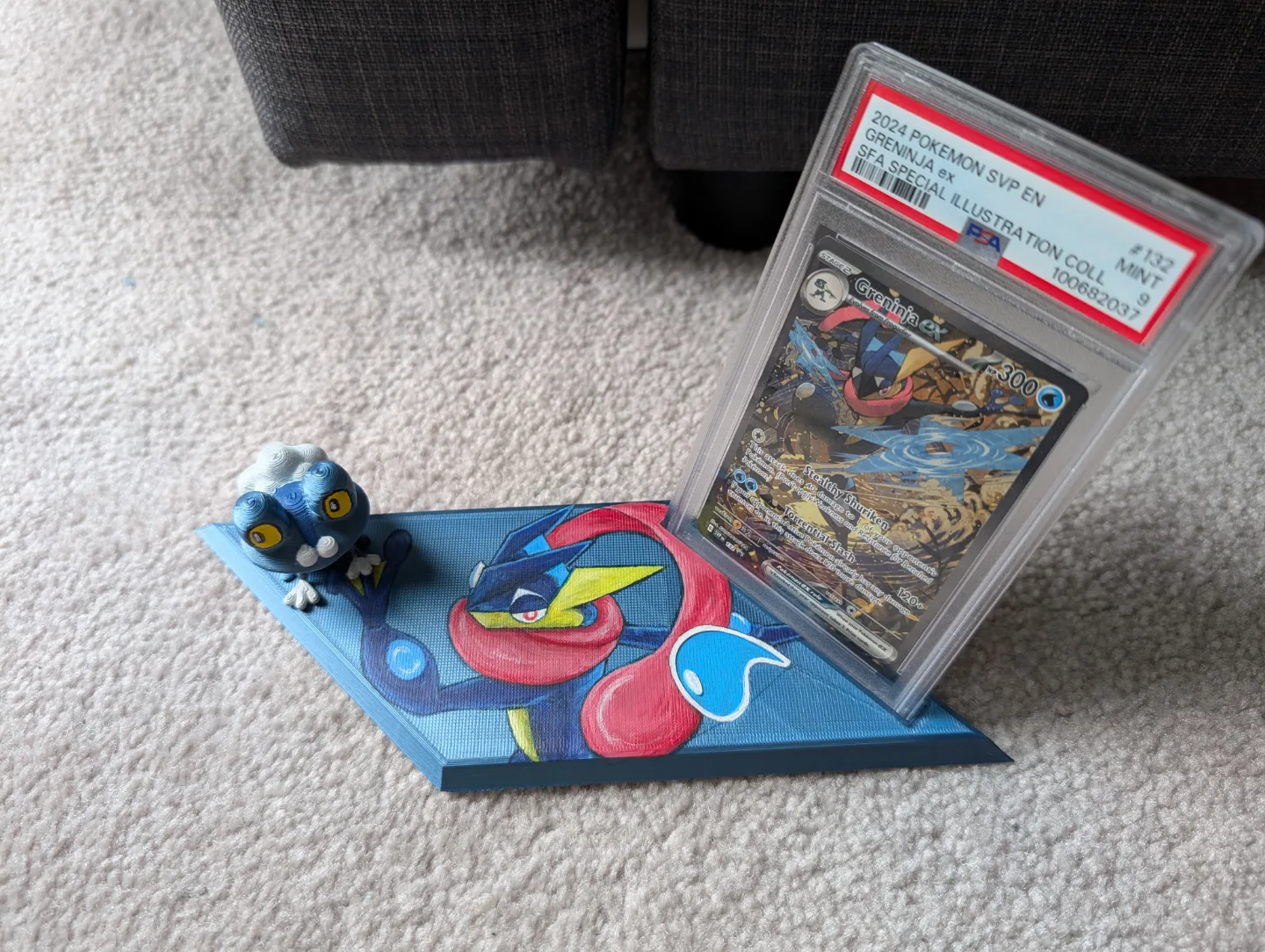 Greninja PSA card with hand painted accessories image indicator(2)