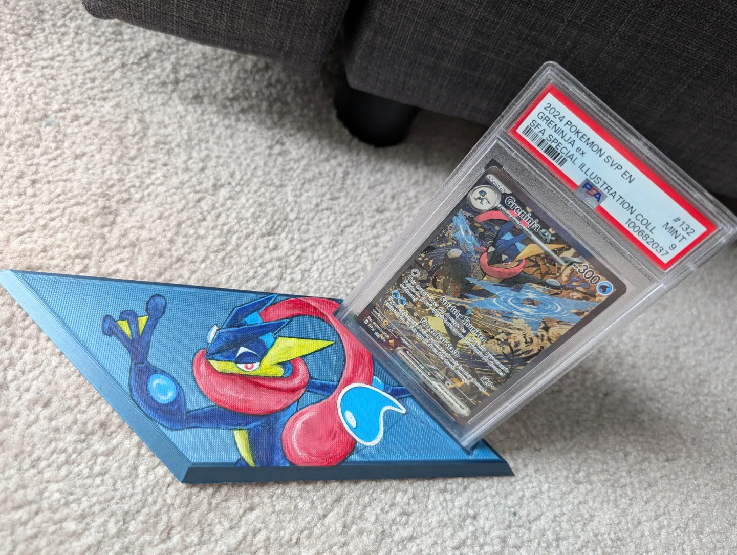 Greninja PSA card with hand painted accessories image indicator(3)