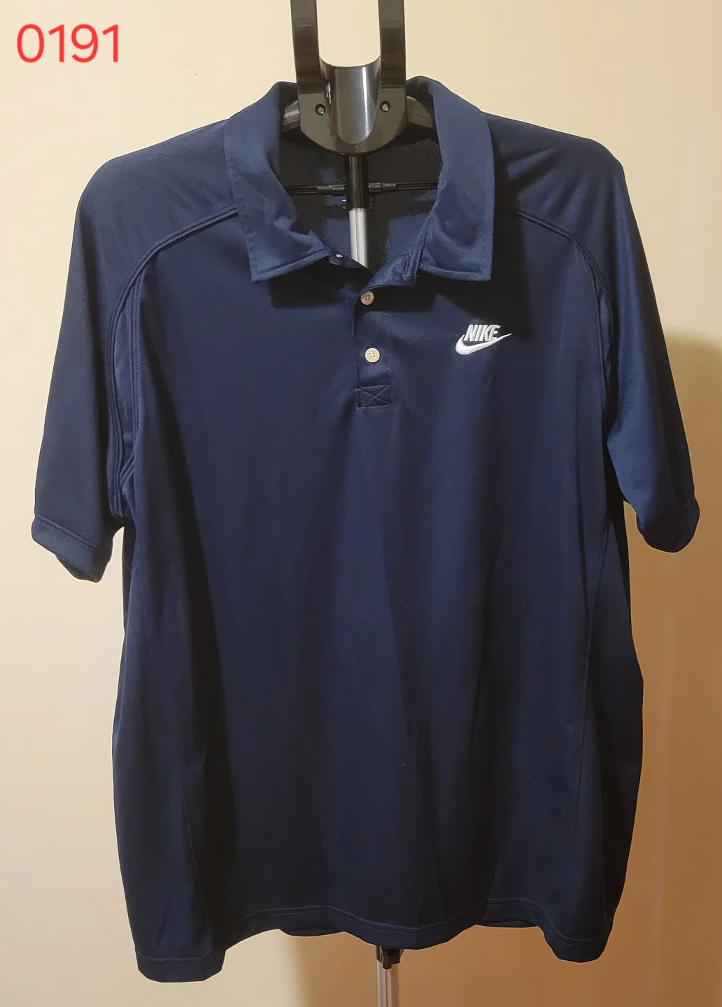 Nike Men's XXL Dark Blue Polo Shirt (0191) thumbnail
