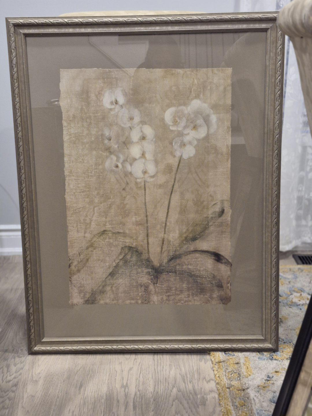 Framed Orchid Painting - photo 2
