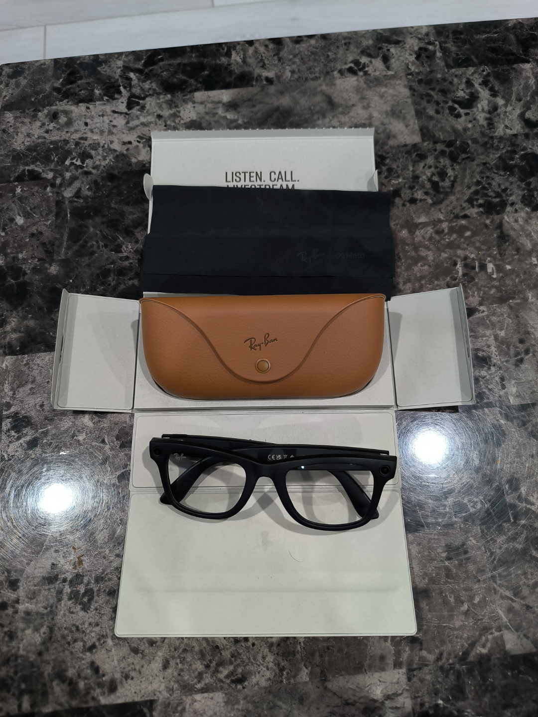 Ray-Ban Stories Smart Glasses - Wayfarer Style